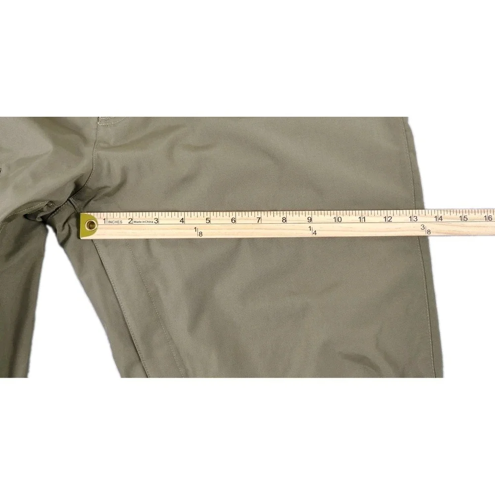 The North Face Hyvent Snow Pants Mens LG Tan Olive  Nylon Ski Snowboard NFOA2TJJ